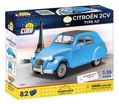 Конструктор COBI Автомобиль Citroen 2CV Type AZ 1962, арт.24511