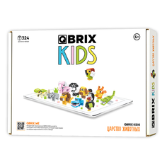 Конструктор QBRIX KIDS Царство животных коллекционный набор 12 в 1