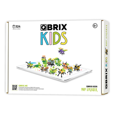 Конструктор QBRIX KIDS Мир букашек коллекционный набор 12 в 1