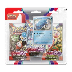 Дополнение Nintendo для Pokemon ККИ: Блистер Scarlet & Violet 3 бустера, карта Dondozo