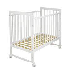 Кроватка Sweet Baby Dora качалка колесо Bianco