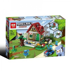 Конструктор 3в1 LEDUO MINECRAFT 6013 Дом зима-лето 637 деталей