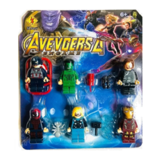 Мини-фигурки Panawealth героев игр и фильмов Майнкрафт, Мстители, LOL, Ninja