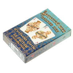 Карты игральные Piatnik Золотой век, синяя рубашка, 55 карт
