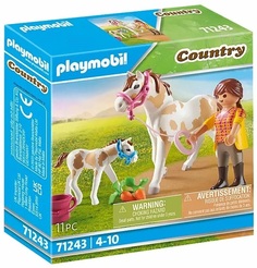 Конструктор Playmobil Лошадь с жеребенком (Horse with Foal), арт.71243