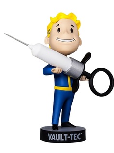 Фигурка StarFriend Фоллаут Волт-Бой со шприцем Fallout (головотряс, 15 см)