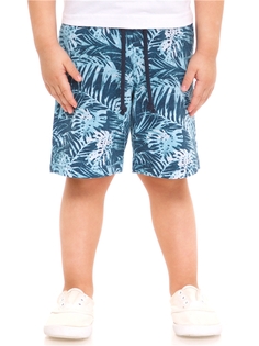 Шорты детские Апрель 1ПШК3229006н, монстера на джинсе, 92