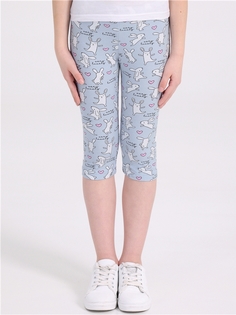 Бриджи детские Апрель 1ДБР2682804н, белые кролики на сером, 92