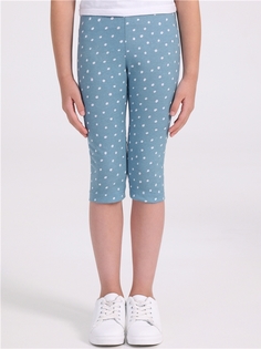 Бриджи детские Апрель 1ДБР2682001н, белые пятнышки на бирюзе, 104