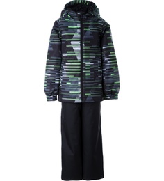Комплект верхней одежды детский Huppa REX, салатовый, черный, 116