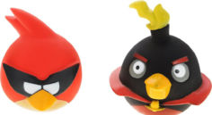 Набор из двух фигурок Энгри Бердз Ред, Космо-Бомб для ванной в блистере GT7755 Angry Birds