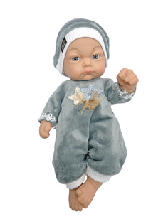 Кукла-пупс реборн младенец с комплектом одежды, 25 см No Brand