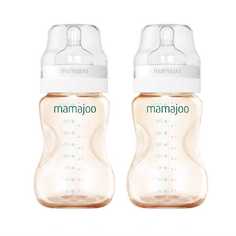 Бутылочка Mamajoo для кормления антиколиковая 0+ Gold Feeding Bottle, 250 мл (2 шт)