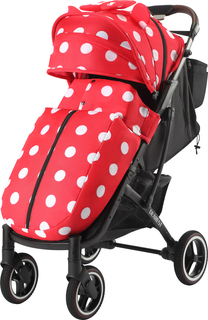 Прогулочная коляска Yoya Dearest 818 Plus Super Wheels 2023 Premium Black Minnie с сумкой