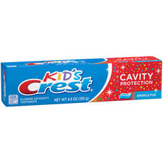 Зубная паста CREST KIDS SPARKLE с ароматом жевательной резинки 130 гр США