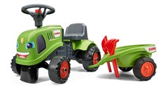Трактор-каталка "Claas" с прицепом, граблями и лопатой F0212C Falk