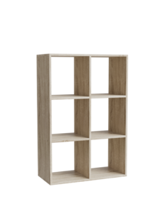 Стеллаж Forest kids Oxford 3x2 ячейки 106х71х33 см Сонома