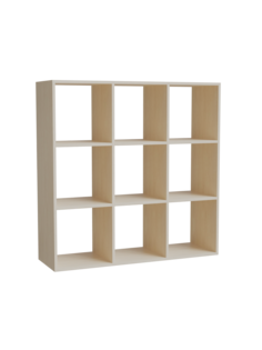 Стеллаж Forest kids Oxford 3x3 ячейки 106х106х33 см Береза