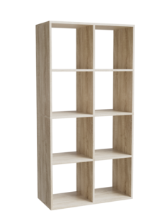 Стеллаж Forest kids Oxford 4x2 ячейки 140х71х33 см Сонома