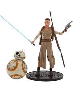 Фигурки Звездные войны Рей и дроид ВВ-8 Star Wars аксессуары, 16 см Disney