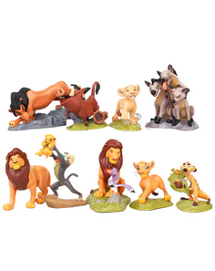 Фигурки Король Лев Lion King 9 в 1 неподвижные, подставки, 5-9 см Star Friend