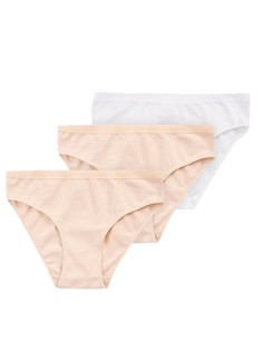 Трусы детские Baykar 5005К-5, Комплект трусов для девочек 5005К-5, 2беж+бел (7), 164