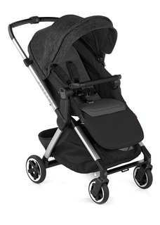 Коляска прогулочная Newel, Cold Black Silver Edition Jane