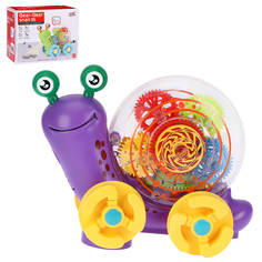 Развивающая игрушка Smart Baby Улитка, прозрачный корпус, свет/звук, JB0211390