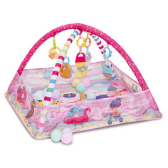 Коврик Funkids Play Ground Gym с игрушками, шариками и складными бортиками, CC9036-1
