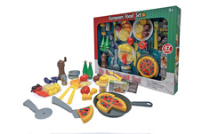 Игровой набор посуды и продуктов, ресторан, 47 предметов No Brand