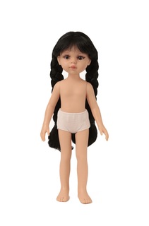 Кукла Paola Reina Карина, с двумя косами, без одежды, 32 см