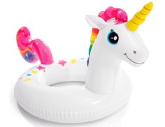 Надувной круг Intex Веселые Животные Единорог, 107х58 см, от 3 до 6 лет