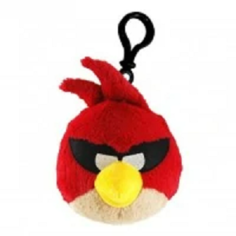 Мягкая игрушка-брелок Красная злая птичка (Angry Birds - Red Bird), 8 см, 92677