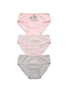 Трусы детские Baykar 5417, розовый; серый, 128