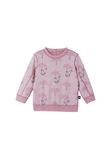 Свитшот детский Reima Moomin Ypperling, розовый, 80