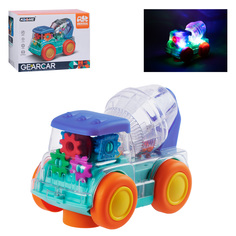 Развивающая игрушка Smart Baby Грузовик, прозрачный, движущиеся шестеренки, JB0404703