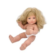 Кукла Munecas Manolo Dolls виниловая Carabonita без одежды 47см в пакете (7314)