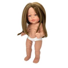 Кукла Munecas Manolo Dolls виниловая Carabonita без одежды 47см в пакете (7308A1)