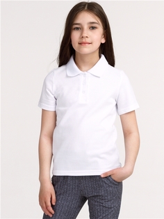 Поло детское Апрель 1ДДПК2801090, белый, 122
