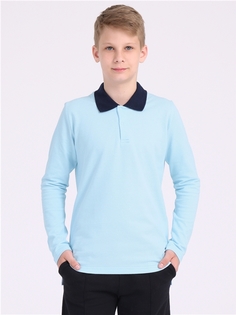 Поло детское Апрель 1ПДПД2290090, светло-голубой109+темно-синий77, 164