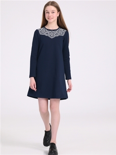 Платье детское Апрель 1ДПД2571258, темно-синий77 Воротник пятиугольный, 164