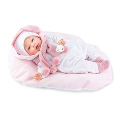 Кукла Marina and Pau 42cм Baby с подушкой в пакете M730K