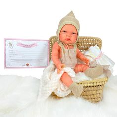 Кукла Реборн Nines 45см Rubi виниловая N0201