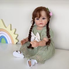 Кукла NPK Реборн виниловая 55см в пакете FA-381