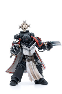 Подвижная фигурка JOYTOY Warhammer 40000 Black Templars Primaris Sword Brethren Alberic