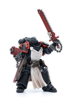 Подвижная фигурка JOYTOY Warhammer 40000 Black Templars Primaris Sword Brethren Harmund