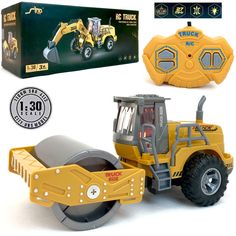 Радиоуправляемый каток Zhorya Truck, 1:30, подсветка