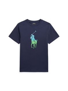 Футболка детская Polo Ralph Lauren 323891768001, синий, 170