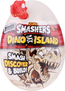 Игровой набор Zuru Smashers Dino Island Нано Яйцо динозавра 7495SQ1-S001 красный 14 см