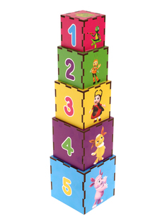 Игрушка развивающая Mapacha Кубик Лунтик 5 шт, 962116